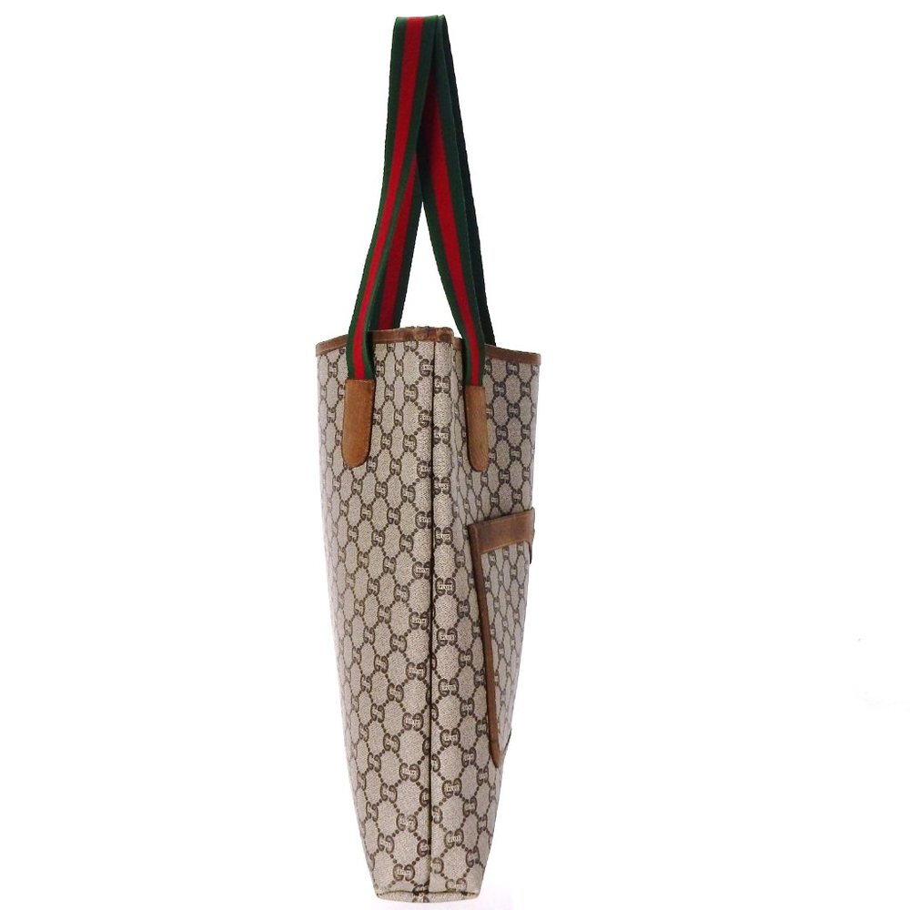 GUCCI PLUS Supreme Web GG Monogram tote Bag - Picture 2 of 11